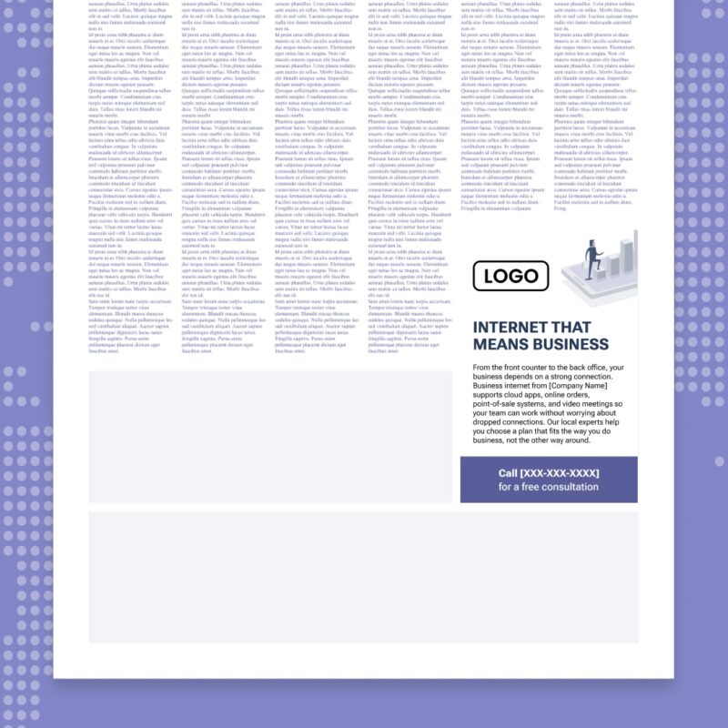 Newspaper ad 3.25in x 5in