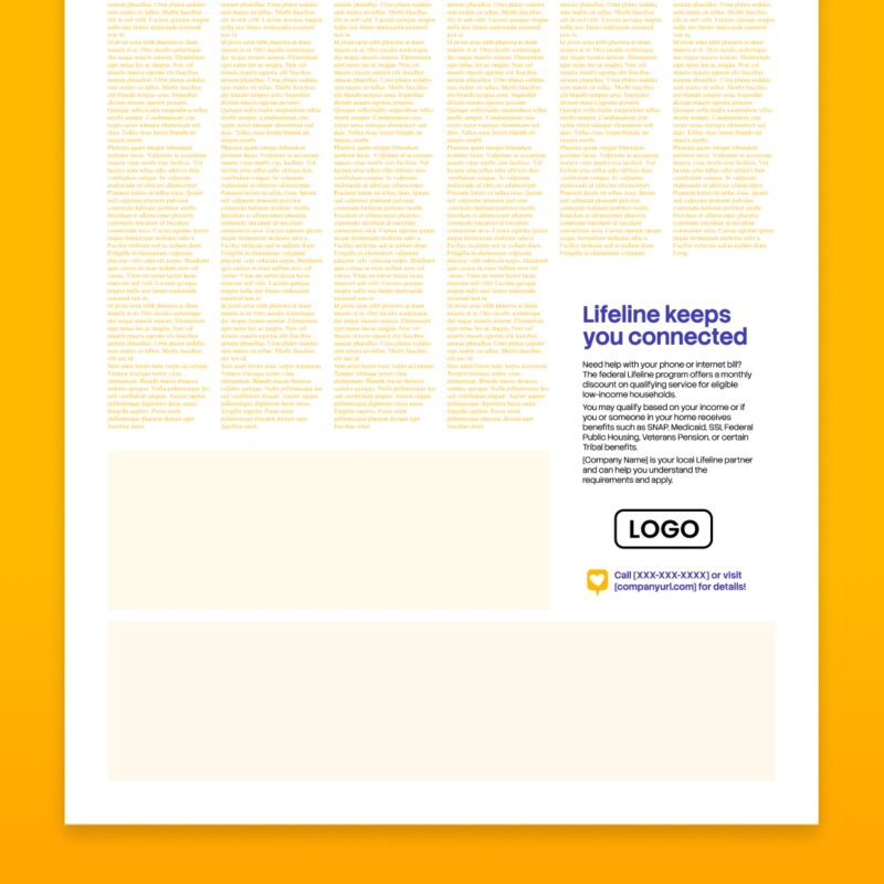 Newspaper ad 3.25in x 5in