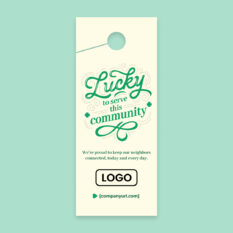Lucky-To-Serve-Community_Door-Hanger_Front