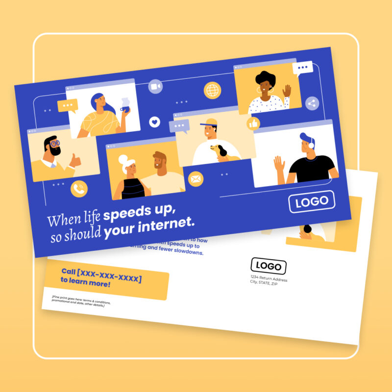 Postcard - 11in x 6in