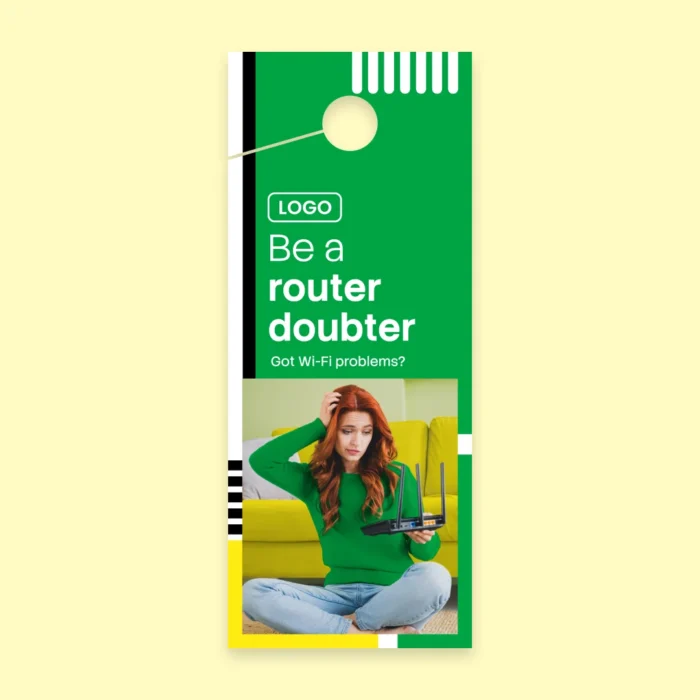 Be-A-Router-Doubter_Door-Hanger_Front Be-A-Router-Doubter_Door-Hanger_Front