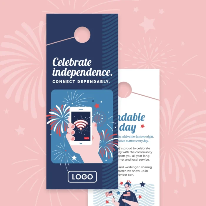 Celebrate-Independence-Connect-Dependably_Door-Hanger_Contextual