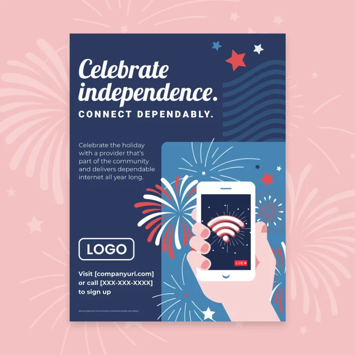Celebrate-Independence-Connect-Dependably_Poster_18x24_Contextual